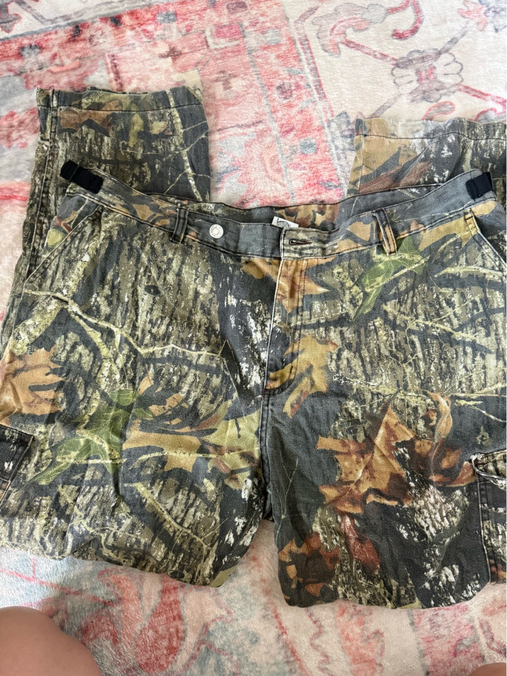 Men's Camo Cargo Pant - Realtree-style Green/Brown Camouflage